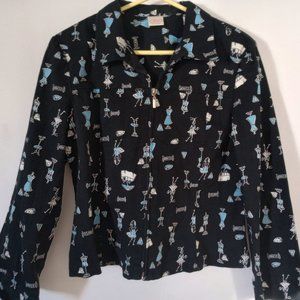 Cleo Petites Size M Front Zip Jacket, Navy With Fashion Images